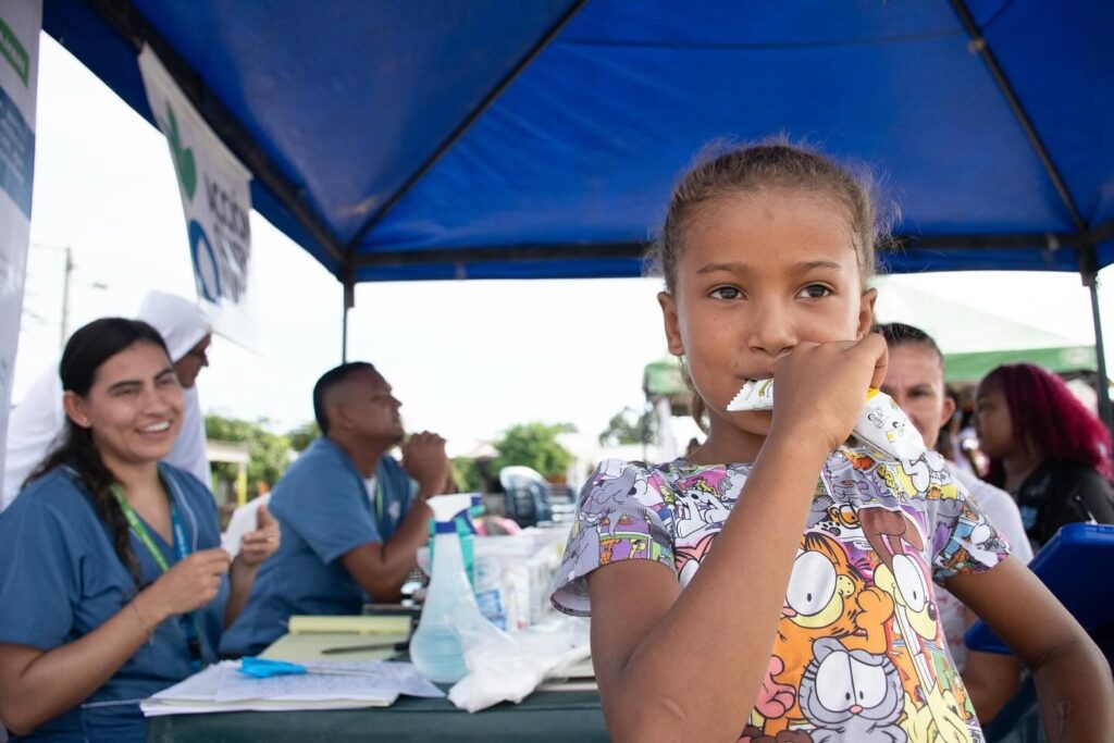 plumpy nut colombia ach accion contra el hambre 1024x683 - AM&Eacute;RICA LATINA: 243 MIL PERSONAS ALCANZADAS CON NUESTRA RESPUESTA